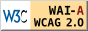 遵守2A級無障礙圖示，萬維網聯盟（W3C）- 無障礙網頁倡議（WAI） Web Content Accessibility Guidelines 2.1